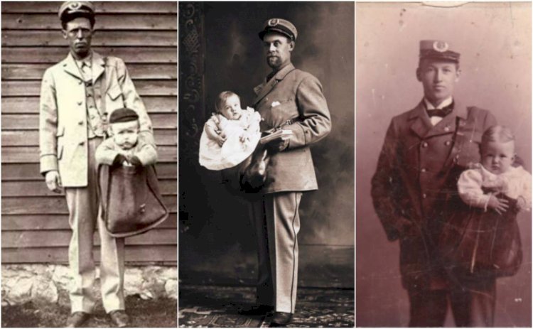 Transporte de crianças pelo correio em 1913